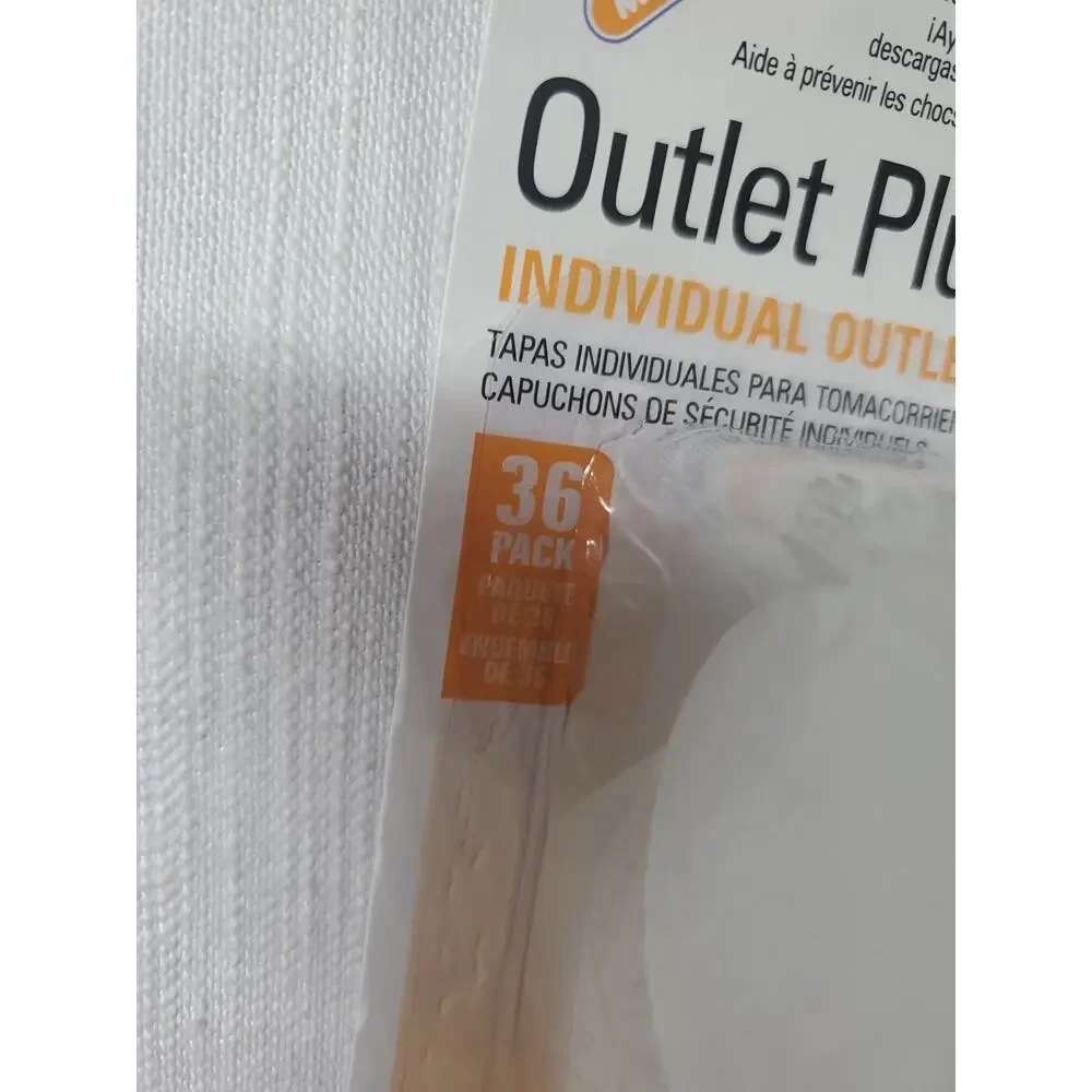 Mommys Helper Outlet Caps 36 Pack Receptacle Plugs Safety Baby Proofing New